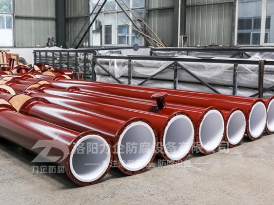 介質含固體顆粒時，鋼襯四氟管道使用時內襯磨損情況分析